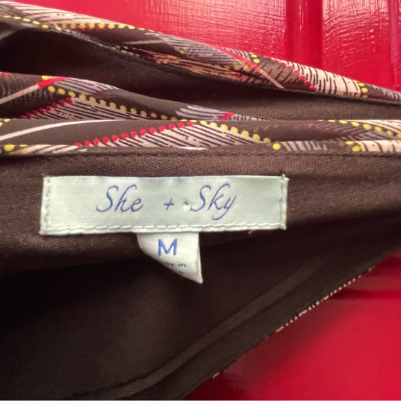 She + Sky Geometric Print dress - Picture 3 of 6